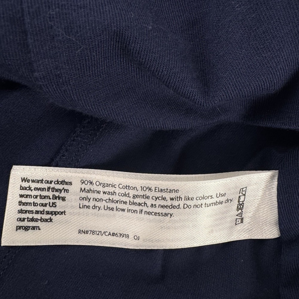 Eileen Fisher Full Zip Jacket Women‎ XXS Navy Blue Pockets Stretch Lightweight - Picture 8 of 9